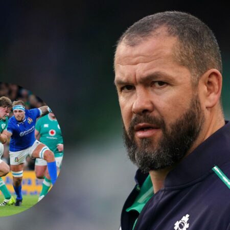 Andy Farrell fait l’éloge du joueur « guerrier » avant la confrontation contre l’Angleterre.