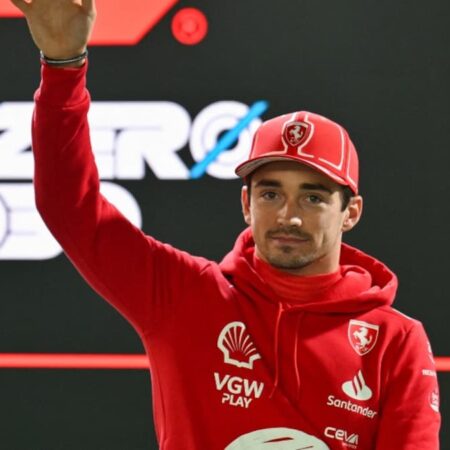 Charles Leclerc de Ferrari décroche la pole position pour le Grand Prix de Las Vegas.